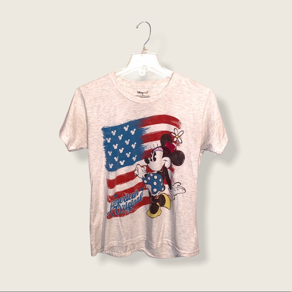 Minnie American Flag Disney T Shirt XL